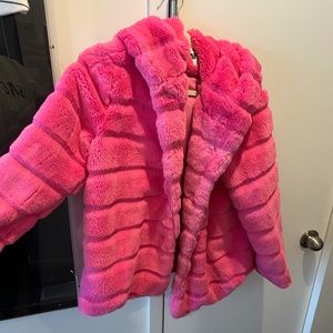 Apparis Skylar Faux Fur PINK Coat